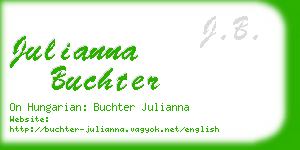 julianna buchter business card